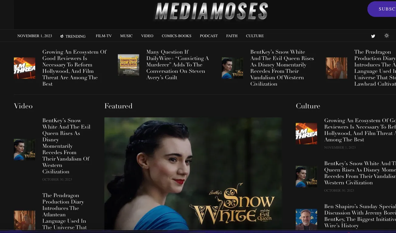 Media Moses Monthly Address | November 2023